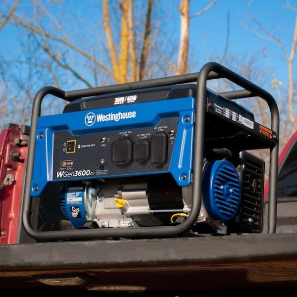 Westinghouse WGen3600cv Recoil Start 4650 / 3600 -Watt Single fuel Portable Generator