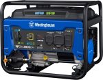 Westinghouse 4650 Peak Watt Dual Fuel Portable Generator, RV Ready 30A Outlet, Gas & Propane Powered