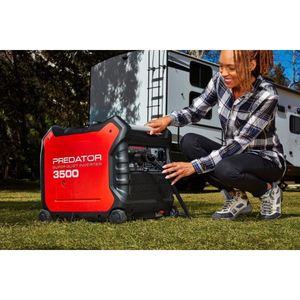 PREDATOR 3500 Watt SUPER QUIET Inverter Generator with CO SECURE Technology, CARB